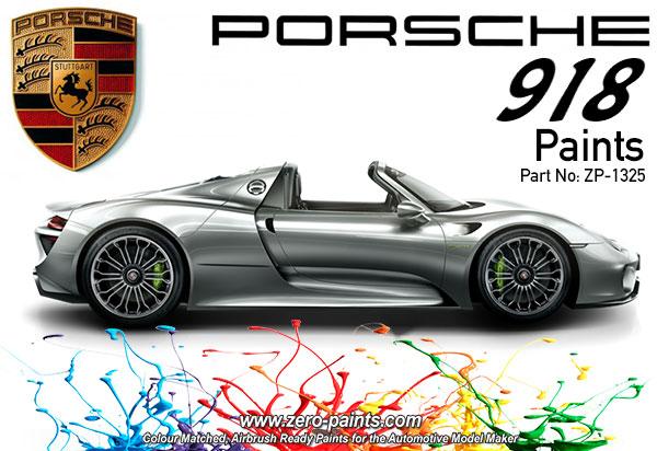 Porsche 918 Colour Matched Paints 60ml | ZP-1325 | Zero Paints
