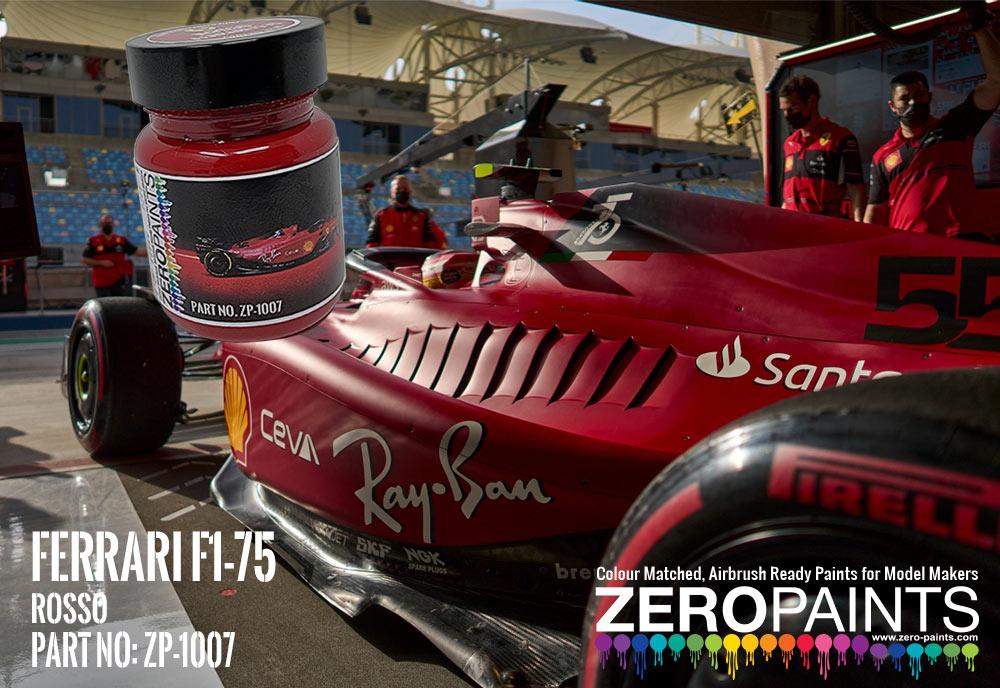 Jolly spontan for eksempel Ferrari F1-75 Rosso (2022 Formula One) Red Paint 60ml | ZP-1007 | Zero  Paints